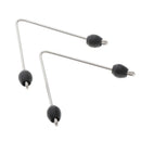 2Pcs 2.5mm Rod Wish Bone V Shape Wishbone Spearfishing Hode Adapter 9mm Terminal
