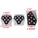 Non-Slip Manual Transmission Car Foot Pedal Cover Brake Clutch Accelerator Kit