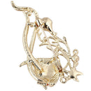 Multi Enamel Fish Brooches Crystal Rhinestone Animal Brooch Suit Corsage Pin  Z