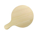 Wooden Pizza Peel Round Dessert Plates Pizza Plates Serving Tray Board 7inch