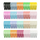 80PCS Hair Clips, 2 Inch Non-Slip Metal Hair Barrettes for Girls, Kids, Bab T3K8