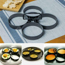 4Pcs/Set Nonstick Egg/Pancake Rings Cooking Tool Round Kitchen Mould Shaper S4E9