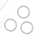 12pcs Wholesales Rubber Telephone Wire Hair Ties Hair Head Elastic