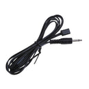 3.5 mm Jack 1.5 m IR Blaster Emitter Single Transmitter Cable Black+Receiver
