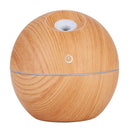 Led Colorful Usb Intelligent Induction Wood Grain Humidifier Ultrasonic Air