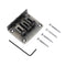 3-String Electric Bass Bridge with Screws+ Wrench Musical Instrument Parts A