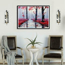 DIY Full Drill Round Diamond Painting Embroidery Kits Needlework Set Decor