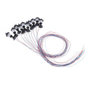 10pcs Train Railroad Street Lights HO Scale LEDs Garden Park Lights 1:100