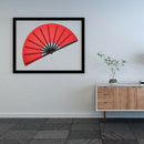 2 Pieces Large Folding Fan Nylon Cloth Handheld Folding Fan Chinese Kung Fu H8B3