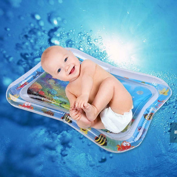 Baby Inflatable Water Play Mat Tummy Time Playmat Fun Activity Pool Cushion #gib