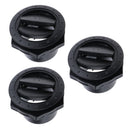 3 Pack New Black RV RV Interior Air Conditioning Vent Ventilation 70x45mm