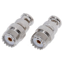 1Pc Bnc Male Plug To So239 Uhf Female Jack Rf Coaxial Adapter Cable Connector ME