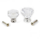 2Pcs Acrylic Drawer Knob Cabinet Closet Funiture Door Decor Pull Handle
