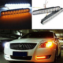 2x 30 Led DRL Super bright DC 12V car day driving light turn signal lamp spoM8Q6