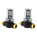 2x Garden Hose Inlet Filter Washer Water Inline Filter for Pressure Washers Part