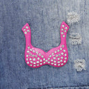 Creative Bra Brooches Pin Rhinestone Jacket Denim Badge for Children Gift  A