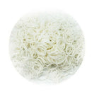 Hot 600 Pcs White Rubber Bands 24 Clips Practical For Vogue Loom Refill K TND