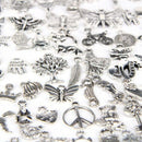 Many Pattern Charms For DIY Jewelry Findings Making Handmade Accessories 100pcs