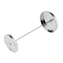 2pcs Disinfection Jar Glass Sanitizing Jar for Barber Manicure Nail Art Tools