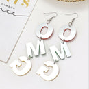 Funky Acrylic Hip Hop Long Dangle Drop Colorful OMG Shape Earrings JewelryJCA Kw
