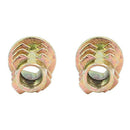 M4x10mm thread interface screw insert nuts 60 pcs for wooden furniture M9G2