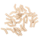 30pcs Rubber Hook Aligner Carp Fishing Line Aligner Hair Rigs Tackle Camo