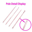 4pcs/set Pimple Blemish Comedone Acne Extractor Remover Needles Beauty Tool A