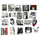 56Pcs Horror Comics Stickers Japanese ITO leap second Laptop Luggage DecalsFT