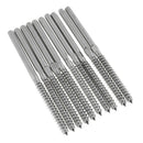 10 Pieces Stainless Steel Lag Stud Hand Swage Cable Railing- for 1/8in Cable