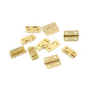 10Pcs Kitchen Cabinet Door 4 Holes Drawer Hinges Jewelry Box Furniture MO