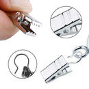 100 Pcs Stainless Steel Curtain Clips With Hook for Curtain Photos Home Decor