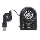 USB Notebook Laptop Cooling Cooler Fan Pad Mini Air Extract Flexible Externa Hn