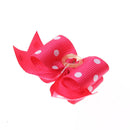10pcs Pet Cat Dog Small Puppy Pet Dog Rhinestone Hairpin Hair Bow Rubber SN9F