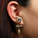 Cartoon Dog Animal Drop Earrings Pendant Polymer Clay Cute Ear Dangles Jewelry