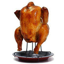 Chicken Roaster Rack for Oven, Grill, or BBQ Carbon Steel Vertical Poultry  O5Y1