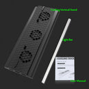 Vertical Stand With Cooling Fan For Xbox One X, Console Holder Cooler With