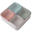 Home Snacks Box Organizer Storage Box Sub-Grid Candies Dishes Can Storage C