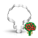 rose bouquet stainless steel cutter biscuit cookie mold baking decor tool ME