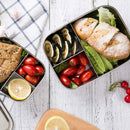 1200ml Stainless Steel Lunch Box Food Container M5C5