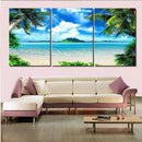 3 Panels Art Oil Paintings Canvas Print Wall Unframed Pictures Lion 30*50cm