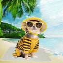 1X(Pet Aluminum Heat Sink Dog Cat Summer Cooling Mat High-End Aluminum Allo
