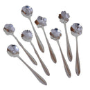 8 Pieces Stainless Steel Creative Flower Coffee Spoon Tableware Tea Spoons  J4U7