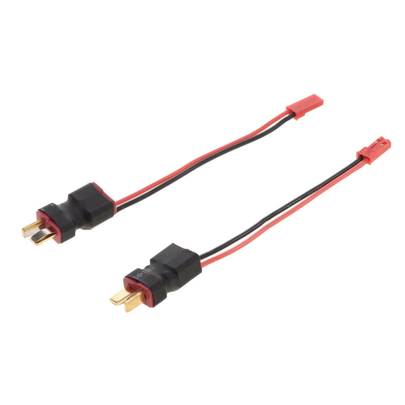2pcs Deans T Connector Adapter with Male JST Plug Cable for RC Auto Battery