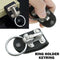 Leather Detachable Belt Buckle Clip Chain Keychain Key Ring Holder Stainless US.