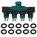 4 Ways Garden Hose Splitter-Garden Water Hose Splitter, Ball Valve Hose Con