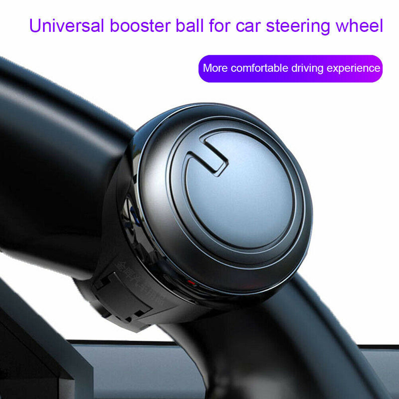 Spinner Knob Black Booster Universal Fit Steering Wheel Metal Bearing Turning
