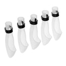 5Pcs Fishing Rod Cap Sea Rod Tip Protector Rod Pole Head Cover Sleeves 6#