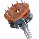 Electronic Machine 3P4T 3Pole 4 Position 2 Deck 15 Pin Rotary Switch B5I7