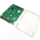 M.2 NGFF Sata3 SSD to 2.5" SATA Adapter Card Hard Disk Case Enclosure WhiteS Ew