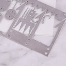 22 in 1 Multi Tool Card survival Camping Hiking Emergency Survival Card Kit OZ